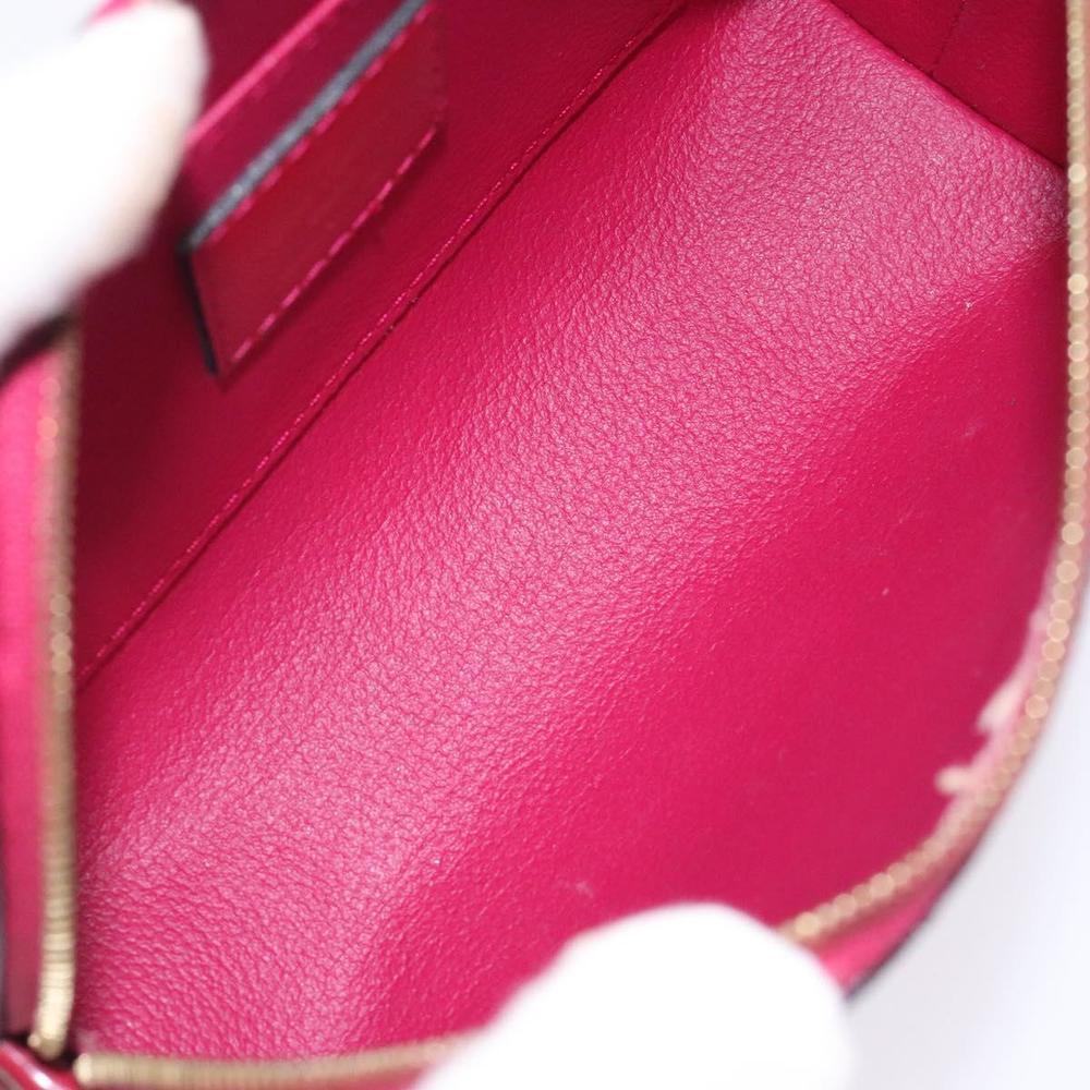 LOUIS VUITTON Monogram Vernis Pochette Cosmetic Rose Indian M90009 Auth 134589 - Picture 10 of 16